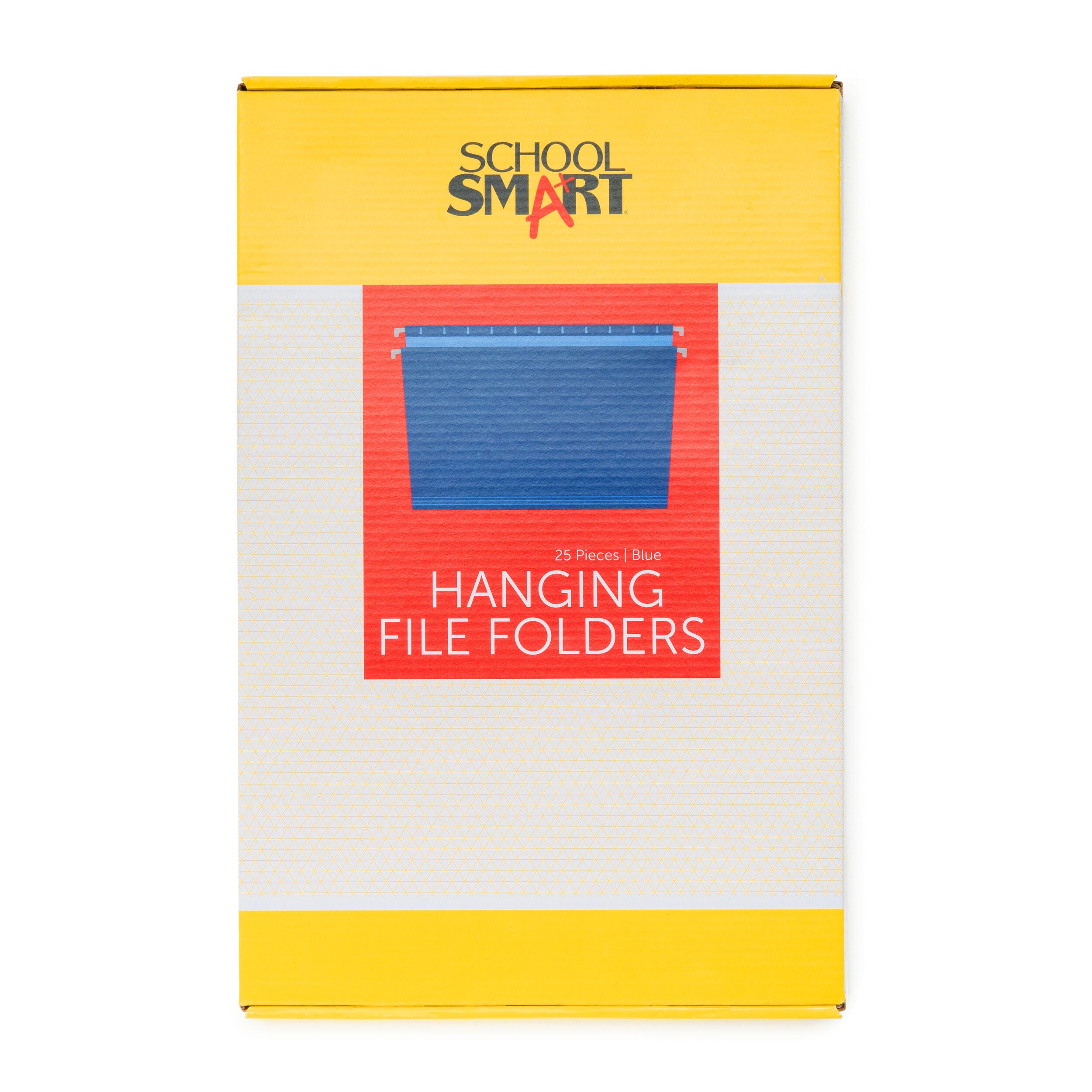 School Smart Hanging File Folders, Legal Size, 1/3 Cut Tabs, Blue, Pack of 25 085013